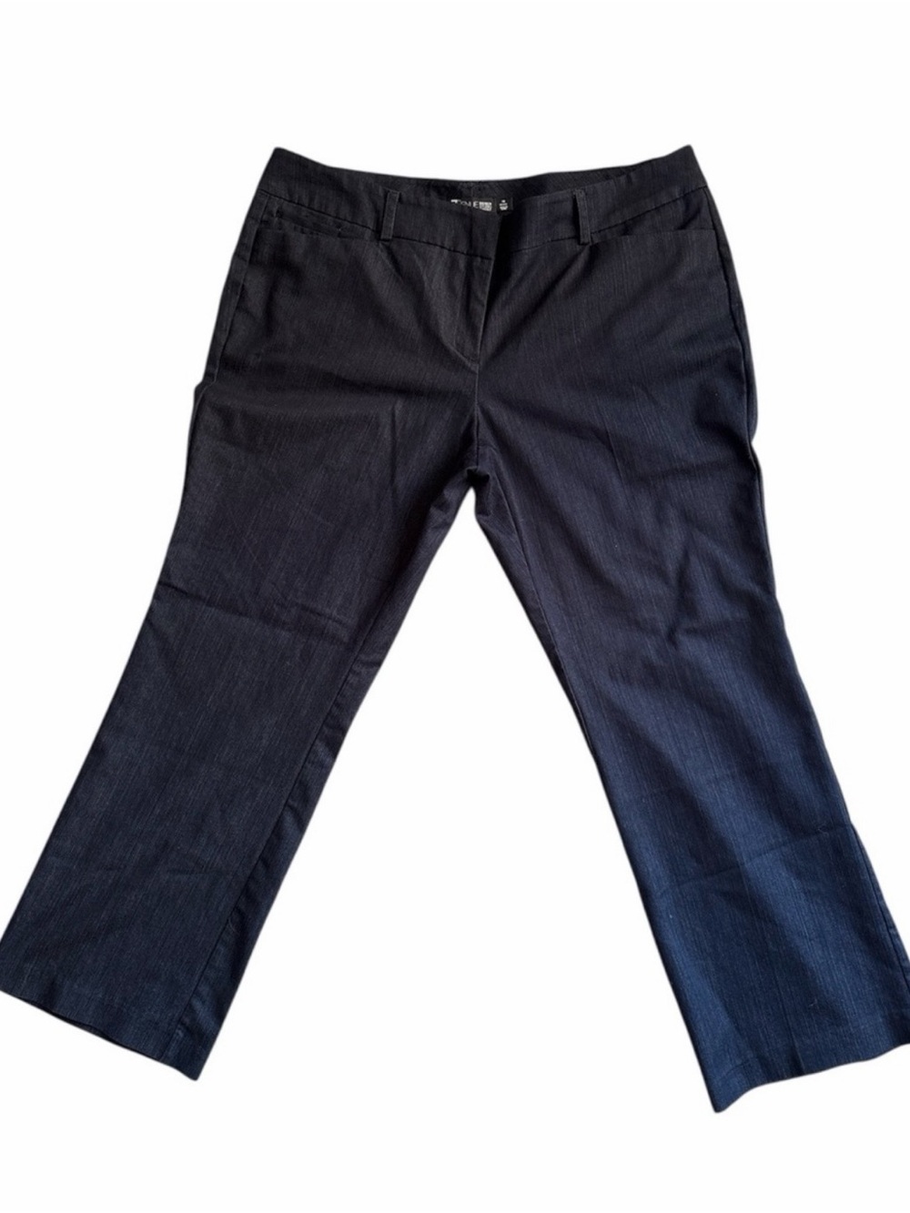 Women’s Black Straight-Leg Dress Pants
